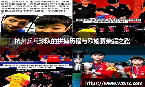 杭州乒乓球队的拼搏历程与欧锦赛荣耀之路